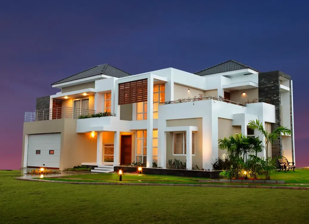 CAD to BIM architectural and structural model conversion with Navisworks clash detection visualization for the Queens Park Residential Villa in Kerala
