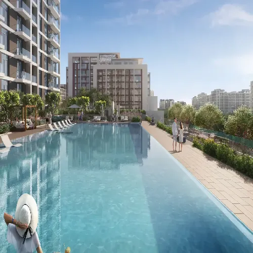 LOD 400 aluminum and glass curtain wall structural detailing and facade coordination model for Vida Residence Dubai Hills by EMAAR